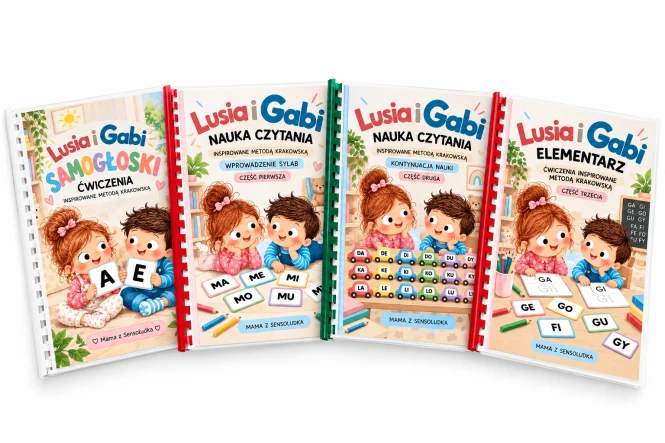 Kolorowy zestaw książek Lusia i Gabi.png